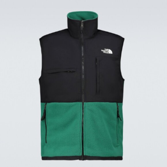 The‎ North Face Denali Fleece Vest Men's DARK* Green Size XL - Picture 1 of 4